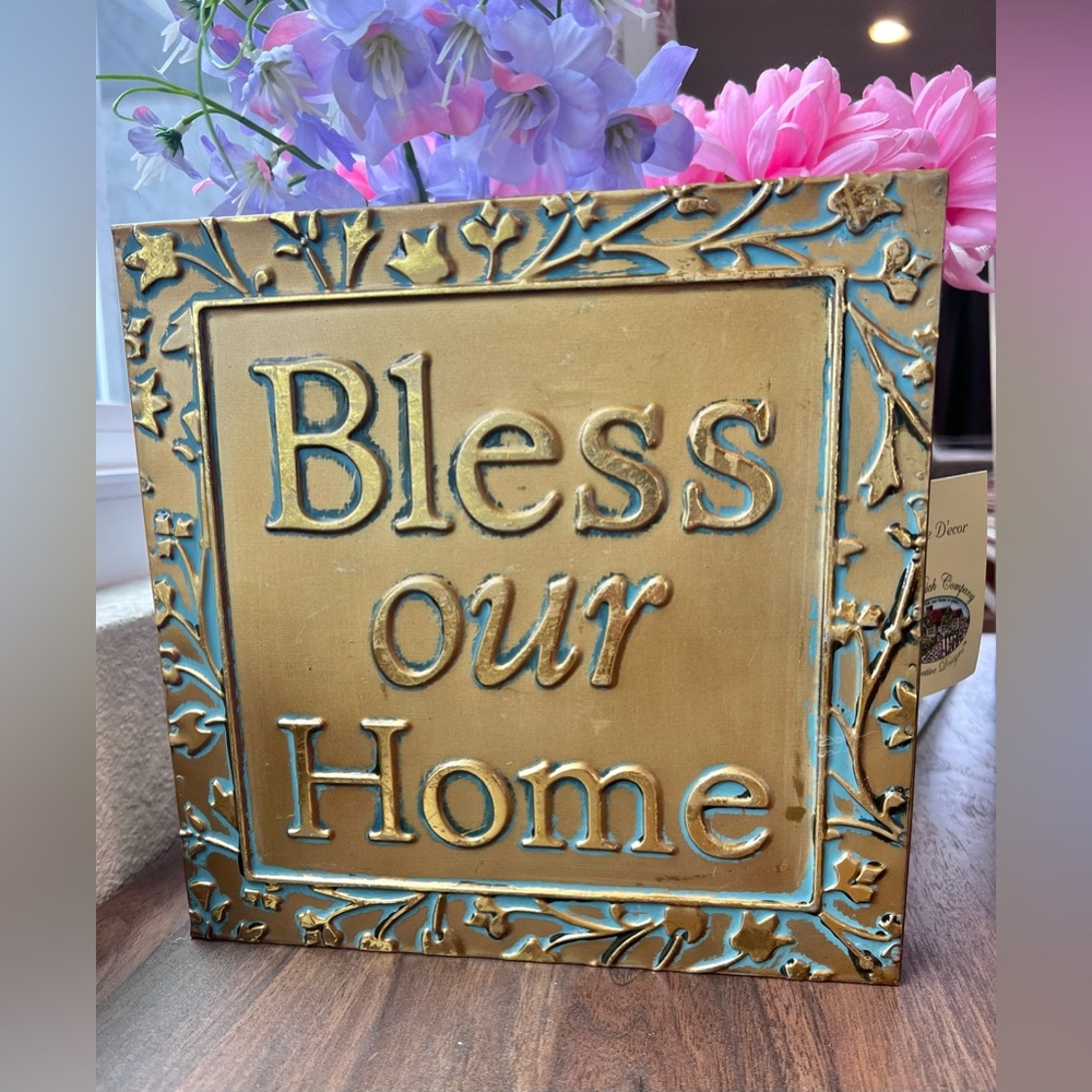 MayRich Company Faith Religious Sign Home Decor Wall Art Frame 9x9 NWT